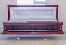 Leather Dom Casket